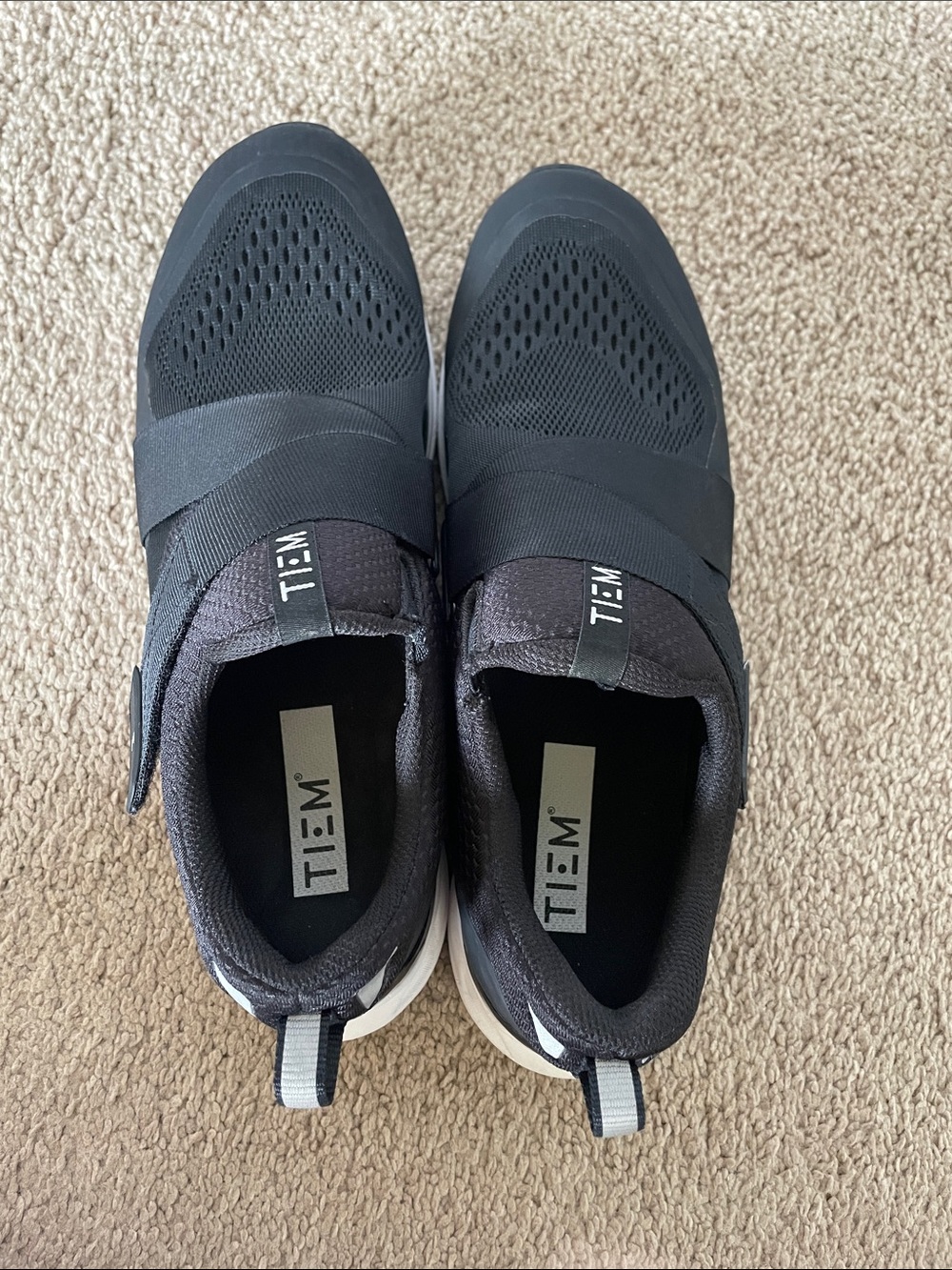 TIEM Slipstream Indoor Cycling Shoes Black Slip-On Women's 10 Athletic Sneakers - Picture 10 of 13